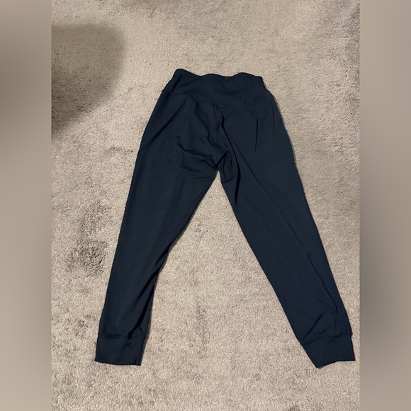 Women's Black Jogger Pants With Pockets - Picture 7 of 8